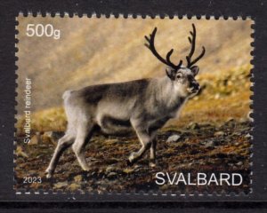 SVALBARD SPITSBERGEN 2023 WILD ANIMALS REINDEER NATIONAL PARKS MNH LOCAL STAMP