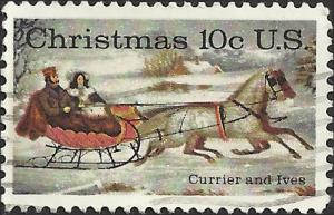 # 1551 USED CHRISTMAS CURRIER AND IVES