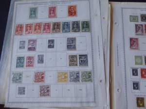 Netherlands and Colonies 1913-1914 Stamp Collection on Album Pages​