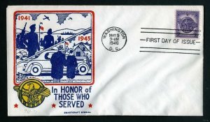 # 940 First Day Cover unaddressed with Smartcraft Special cachet - 5-9-1946