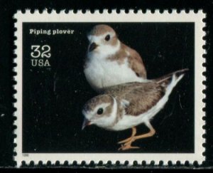 3105n US 32c Endangered Species - Piping Plover, MNH