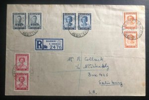 1947 Salisbury Southern Rhodesia Cover Domestic Used Victory Stamp Issue