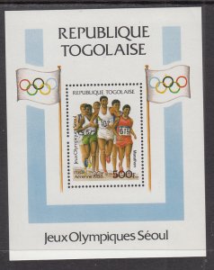 Togo 1470 Summer Olympics Souvenir Sheet MNH VF
