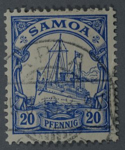 Samoa #60 Used Fine/VF HRM Good Color Place Cancel