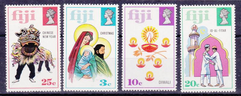 Fiji 337-40 MNH 1973 Festivals of Joy