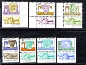 ISRAEL SC# 1014-20 W/TABS FVF/MNH