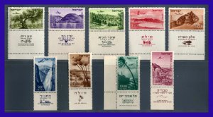 1953 - Israel - Scott n C 09 - C 17 - C - tab - MNH - IS- 034 - 02