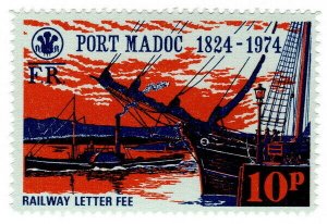 (I.B) Festiniog Railway : Railway Letter Fee 10p (Port Madoc)