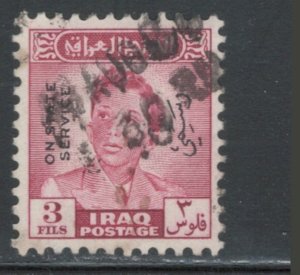 Iraq 1951 Official Overprint (King Faisal II) 3f Scott # O143 Used