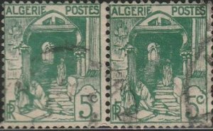 Algeria, #36 Used Pair From 1926-39