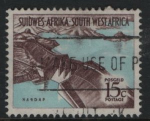 SOUTH WEST AFRICA   277  USED  HARDAP DAM