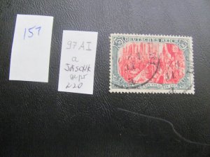 Germany 1905 USED Signed Jaschke MI. 97AIa SC 95 VF 220 EUROS  (157)