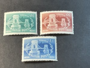 HUNGARY # 861-863--MINT/HINGED----COMPLETE SET----1949