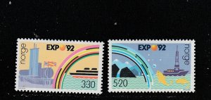 Norway  Scott#  1022-1023  MNH  (1992 EXPO '92)