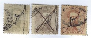 Puerto Rico SC#1-3 Used F-VF hr...Fill a spot!