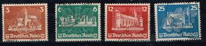 Germany 1935,Sc.#B68a-d used. Stamp Exhibition Konigsberg