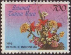 Indonesia 1996 SG#2274 700rp Flowers Used