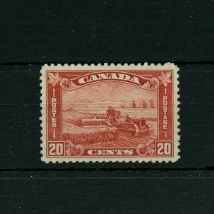 #175 Twenty cent Arch issue VF centered disturbed gum H Cat $70 Canada mint