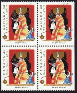 Christmas * Santa in Poland * Canada 1993 #1499a [BK163] MNH Block fr BOOKLET