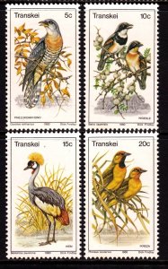 Transkei 1980 Birds Complete Mint MNH Set SC 79-82