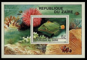 1980 Zaire 672/B38 Sea fauna 6,00 €