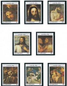 St Vincent 1153-60 MNH Specimen 1989 Easter (KA)(ad4302)
