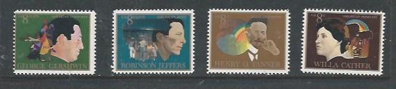 Scott# 1484 1485 1486 1487  MNH  American Arts Issue