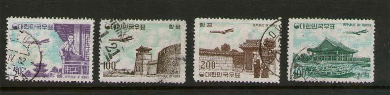 Korea 1961 Sc C23-26 FU