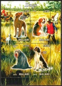 Malawi 2012 Dogs (1) MNH Cinderella !