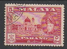 Malaya Pahang 1957 Sc 75 5c Used