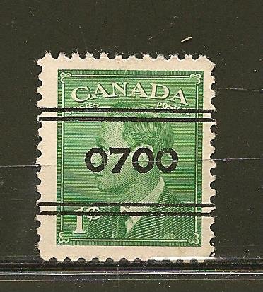 Canada 284 0700 Precancel Used