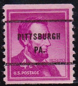 Precancel - Pittsburgh, PA PSS 1058-61- Better Bureau Issue