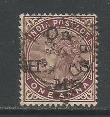India #O28  used  (1883)