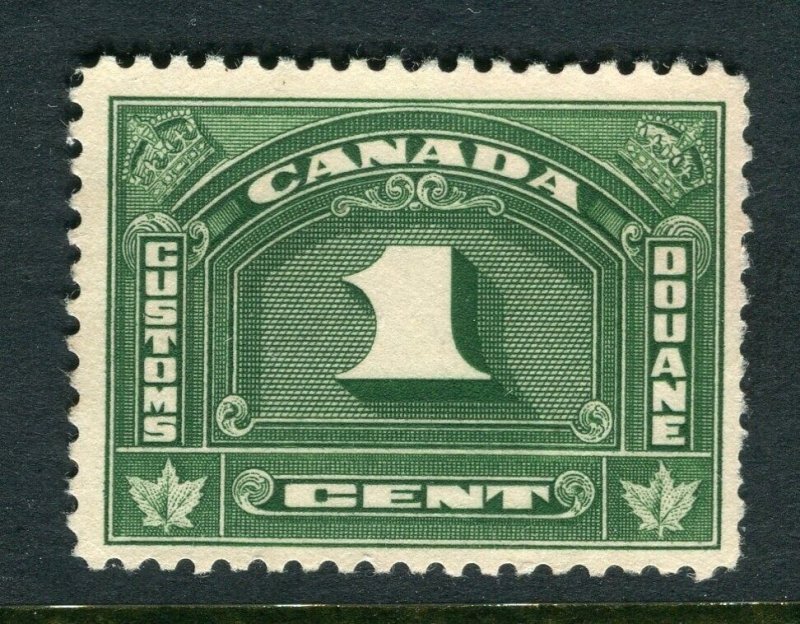 CANADA; Early 1900s Customs Duty issue 1c. unused