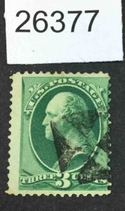 US STAMPS #184 USED FANCY CANCEL  LOT #26377