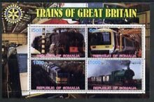 SOMALIA - 2002 - Trains of G.B. #3 - Perf 4v Sheet - M N H - Private Issue