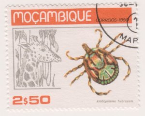 Mozambique 678 Ticks and Animals 1980