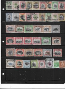 NORTH BORNEO COLLECTION ON STOCK SHEET MINT/USED