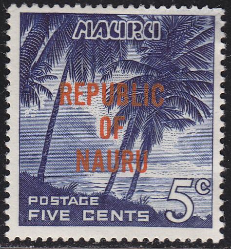 Nauru 76 Palms o/p  1968