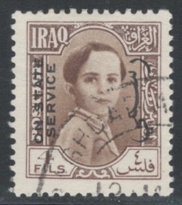 Iraq 1942 Official Overprint (King Faisal II) 4f Scott # O118 Used