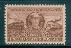 993 3c Railroad Engineers Fine MNH