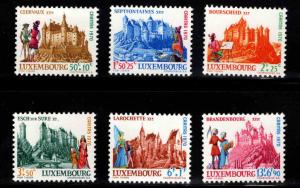 Luxembourg Scott B276-B281 MNH** 1970 Christmas set CV$2.60