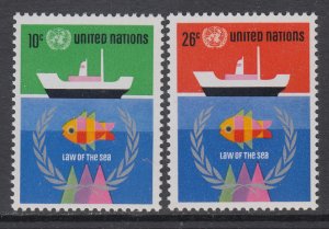 UN New York 254-255 MNH VF