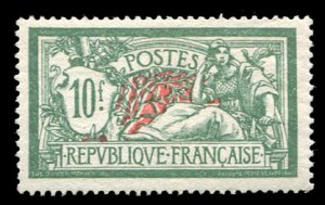 France, 1900-1950 #131 (YT 207) Cat€340, 1900-29 10fr green and red, never ...