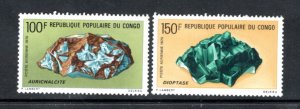 CONGO PEOPLES REPUBLIC C94-5 MNH VF Minerals Complete set