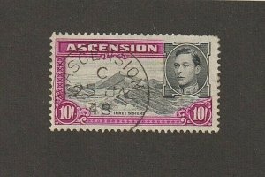 EDSROOM-6949 Ascension Island 49 Used 1948 SON 1/25/48 Perf 13 Top Value CV$63