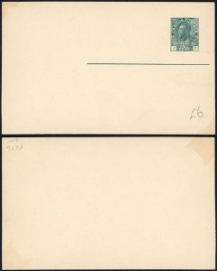 Canada 1c Admiral Postal stationery