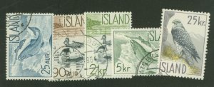 Iceland #319-323  Single (Complete Set)