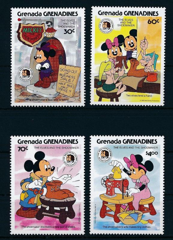 [22441] Grenada Grenadines 1985 Disney Mickey Mouse Shoemaker MNH