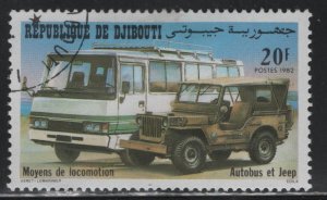 Djibouti 548 Dessert Vehicles 1982